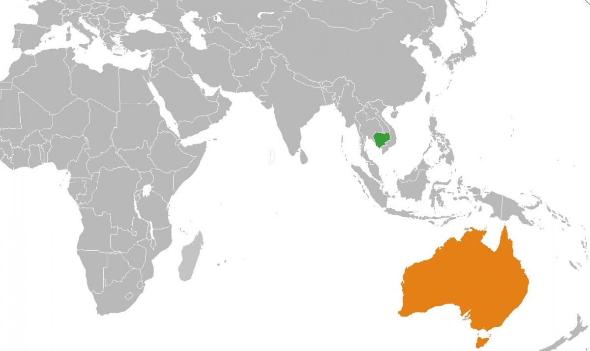 कंबोडिया में नक्शे दुनिया के नक्शे
